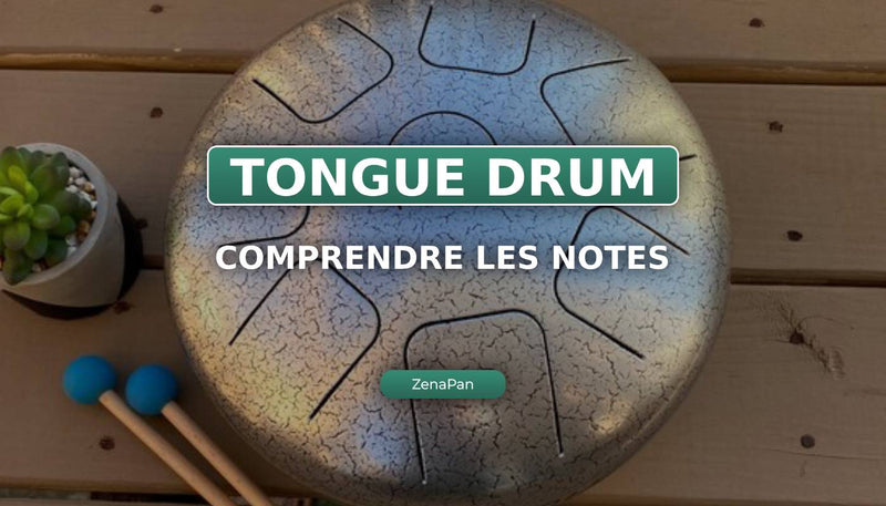 Hvad er tonerne på en tongue drum?