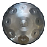 Handpan, frequence 432hz, frequence 440hz, hang drum, hang, Zenapan, sol mineur, handpan origine, acheter handpan, handpan mini, 9 notes, argenté