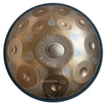 Handpan, frequence 432hz, frequence 440hz, hang drum, hang, gamme Ré mineur Kurd, Zenapan, Do majeur, handpan origine, acheter handpan, doré